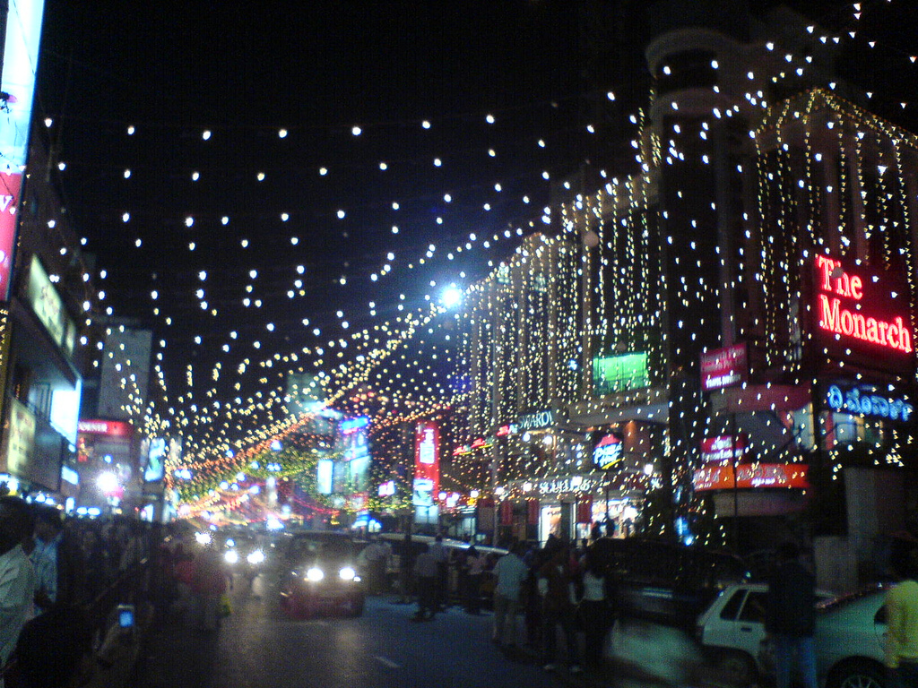 Christmas night in Bangalore