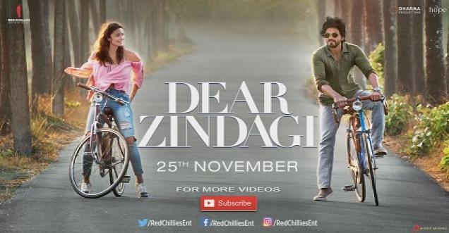The first poster and teaser of Shah Rukh Khan and Alia Bhatt starrer Dear Zindagi