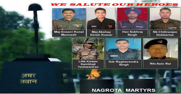 Nagrota Martyrs: We salute our Indian soldiers and remembering their names