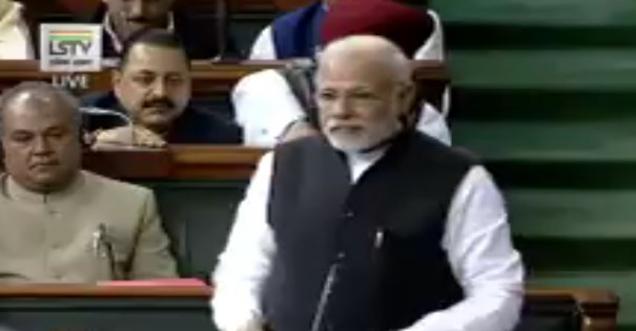 PM Modi on motion of thanks President Address in the Rajya Sabha