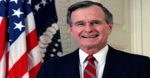 Former U.S President George H W Bush Died of a Heart Attack fake
