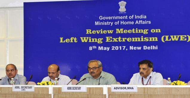 Centre Meeting of Left Wing Extremism affected States on Development Issues