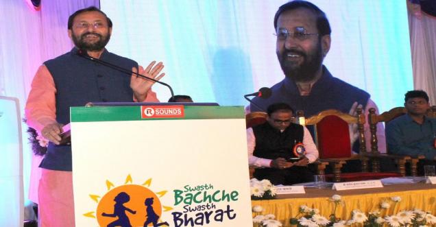 Swasth Bachche, Swasth Bharat launched by Prakash Javadekar