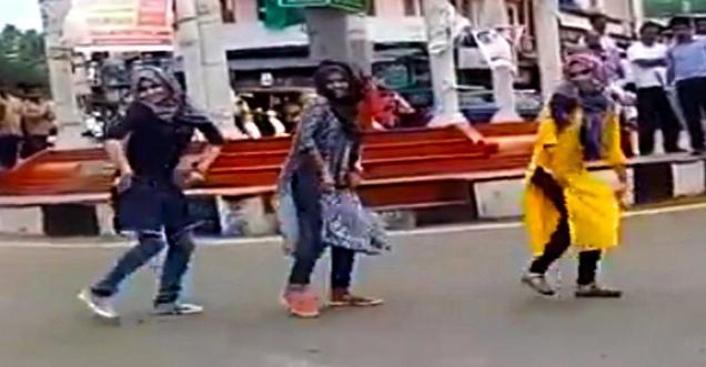 Video  of three Muslim girls trolled for dancing in a flash mob