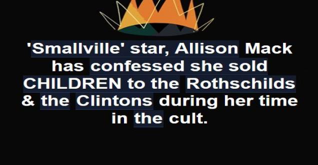 Smallville star sold children to rothschilds, Clinton