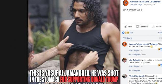 Was Yusuf AL-Jamanbred, shot supporting Donald trump