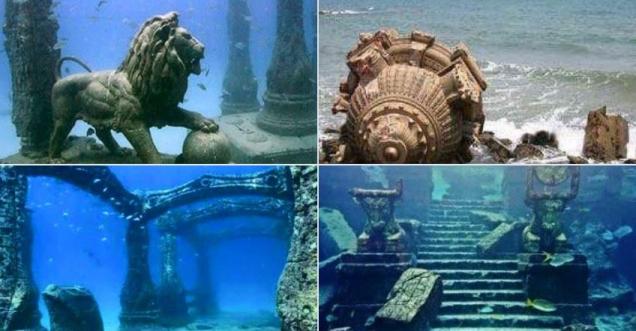 Pictures of Shri Krishna’s Dwarka, no they are not real