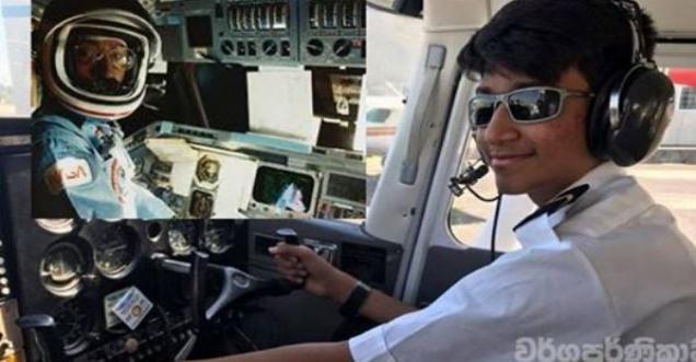 Sri Lankan youngest Air pilot in the world selected for NASA Mars