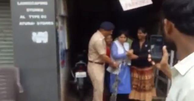 Was Trupti Desai was caught buying liquor amidst lockdown