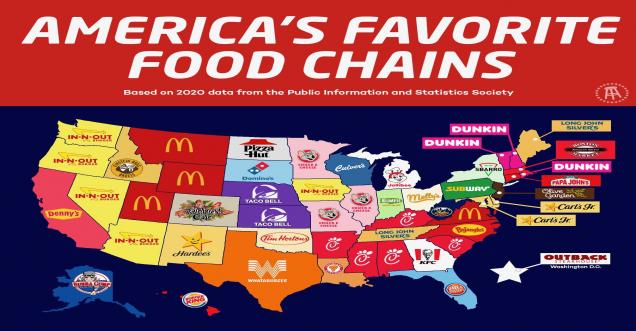 What’s the favorite fast food chain from your state?