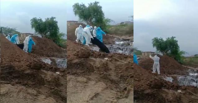 Video of COCID-19 patient’s bodies disposal in Ballari, Karnataka