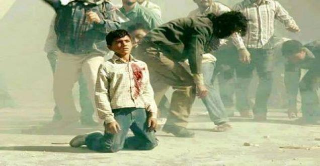 Movie Image shared as kid being shot during Jat agitation to celebrate anniversary