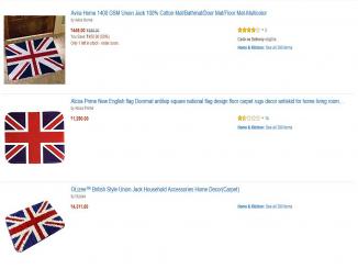 Amazon: Other Door mat Flag of Britain, Colorado, America and India are available did you know?
