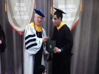 Indian student touches feet of dean, professor STUNNED! WATCH viral video