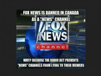 Fact: Snopes grow up, it's old story of Fox news banned in Canada