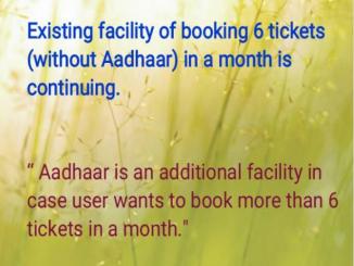 It is mandatory to link IRCTC account with Aadhaar, know when
