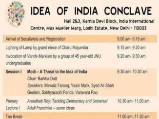 Idea of India conclave 2018 registration is fake