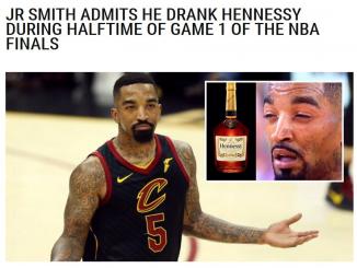 Jr Smith Admits He Drank Hennessy During NBA Finals