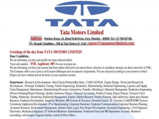 Facts Check: Tata Motors fake job vacancy letter, social media