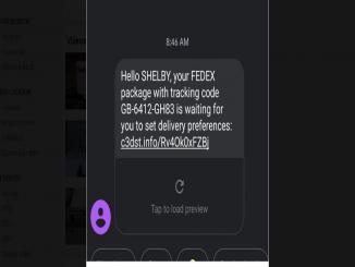 FedEx delivery Direction Confirmation text, email scam, GB-6412-GH83 Hoax