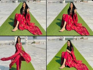 Sauleha Imtiaz model controversy photo shoot at Kartarpur Sahib Gurudwara