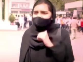 The image of a girl in burqa is a girl wearing jeans, Know the truth